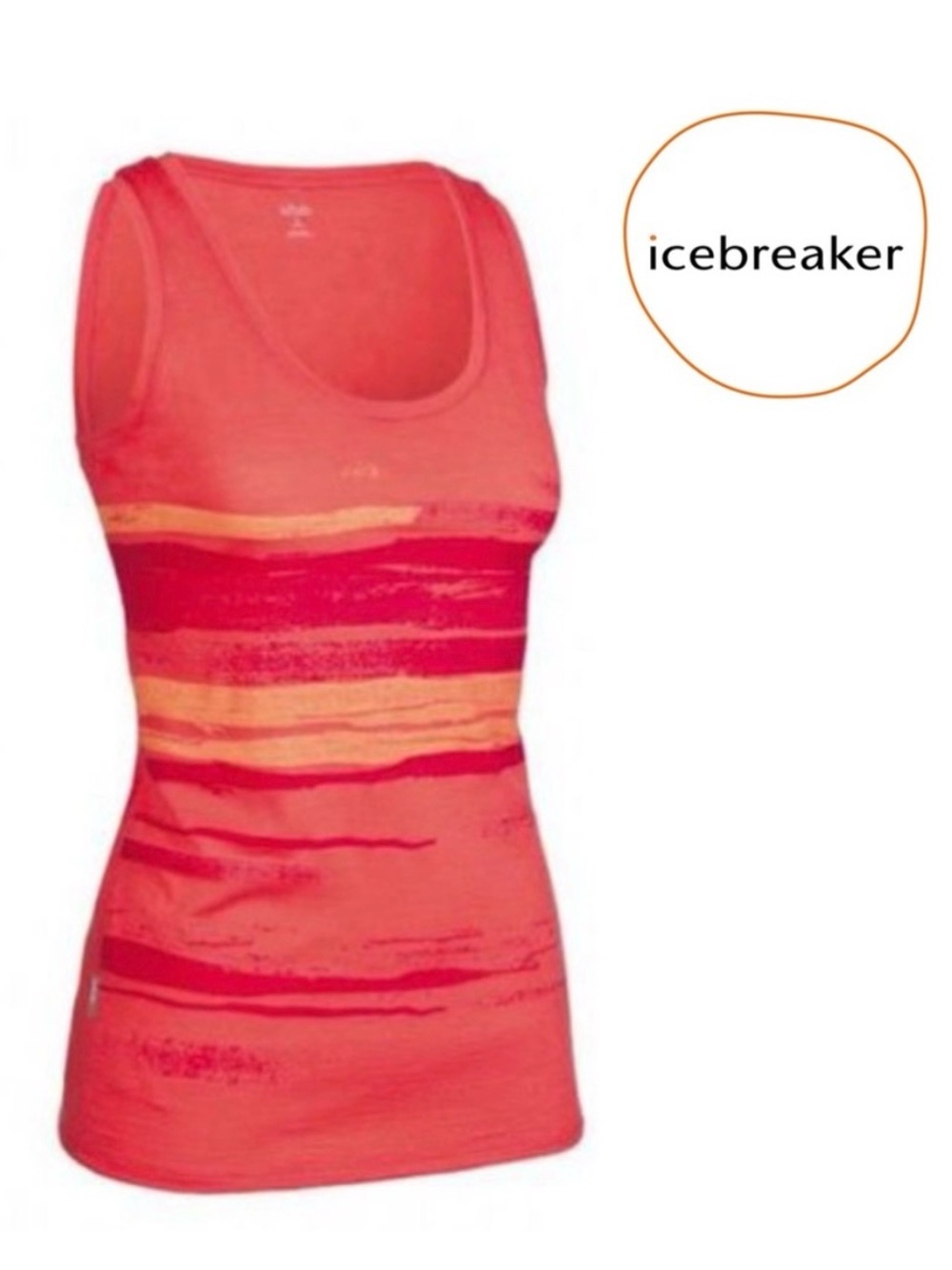 Icebreaker Women's Coral Stripe Tank Top